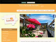 Tablet Screenshot of haus-hannah.de
